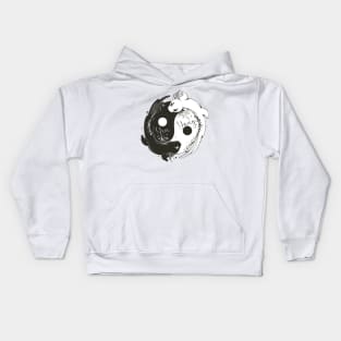 Yin Yang Axolotl Kids Hoodie